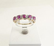 9ct Gold Ruby & Diamond Ring