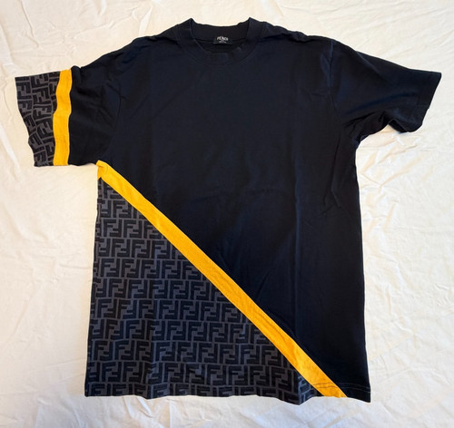 Men fendi logo short sleeve - fendi,