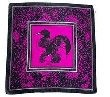 Vintage Scarf The Loons Birds