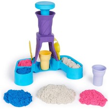 Kinetic Sand Soft Serve Station Set Kids Toy Ice Cream Playset NEW