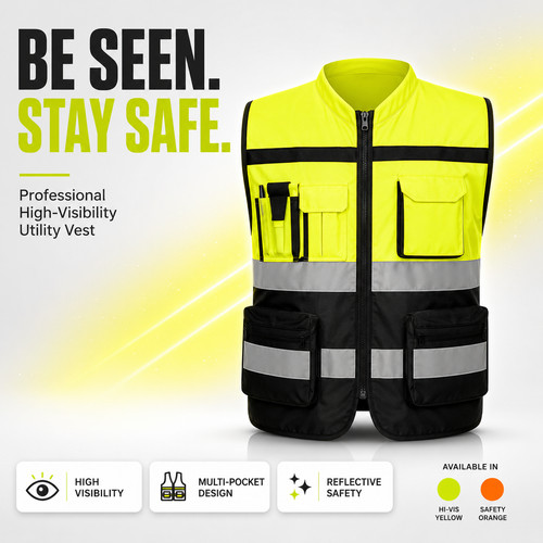 Viz vest high vis safety - hi,