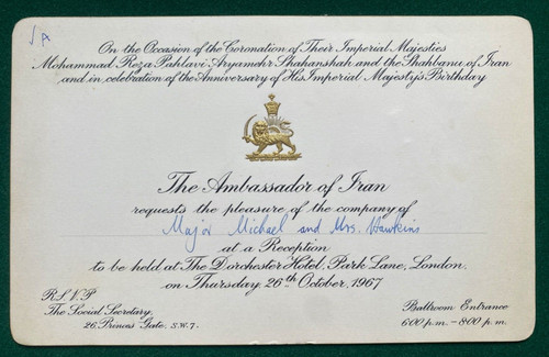 Antique invitation ambassador - antique,