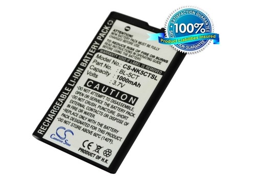Battery for nokia bl 5ct - for,