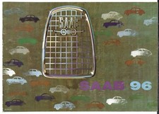 Saab 96 2-Stroke Saloon 1962-63 UK Market Sales Brochure