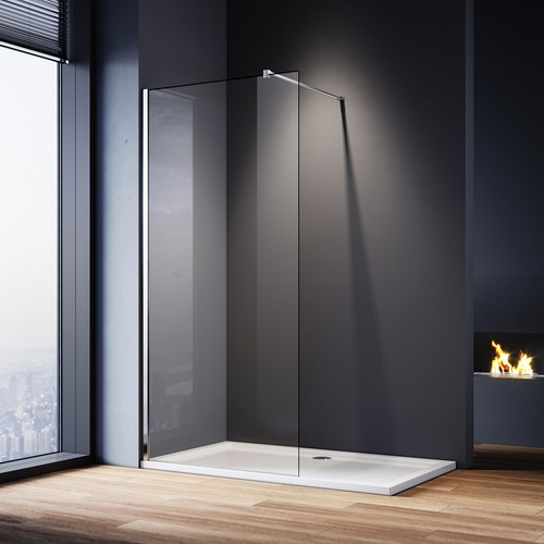 Wet room shower screen - room, in