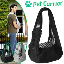 Pet Carrier Shoulder Bag Dog Cat Sling Puppy Tote Pouch Travel Hand Carry Bag UK