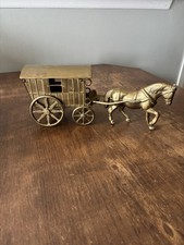 Vintage Solid Brass Horse &