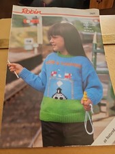 Robin Thomas The Tank Engine 13631 Jumper Knitting Pattern