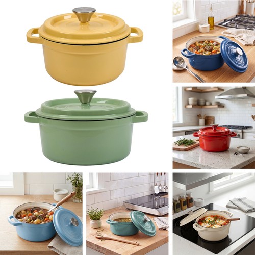 Bread cooking enameled cast - cooking,