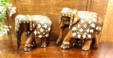 MOTHER/CHILD Indian CARVED &