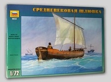 Zvezda 1/72 Scale MEDIEVAL LIFE BOAT/ DINGHY plastic model kit