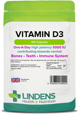 Lindens Vitamin D3 5000iu (150