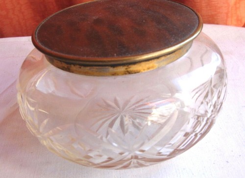 Vintage cut glass bowl - ,, fake