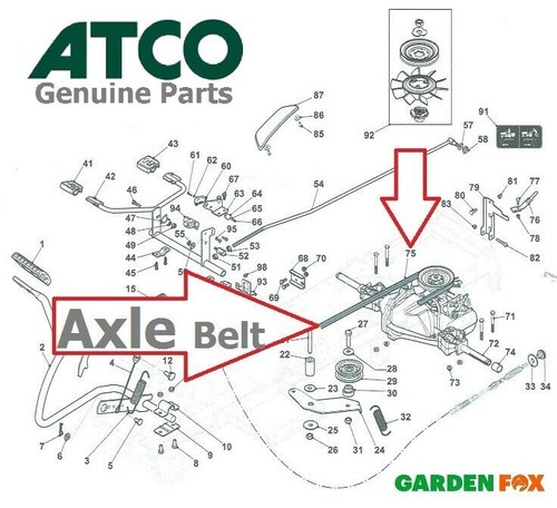 Genuine atco rider - ride, on
