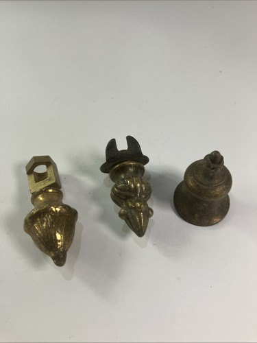 Brass finials antique - brass,