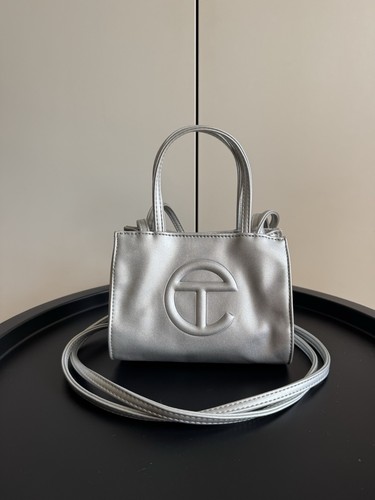 Authentic telfar mini silver - authentic,