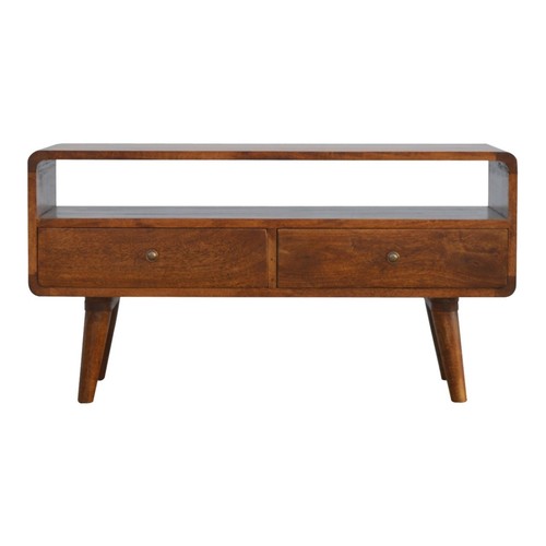 Solid mango wood curved - solid,