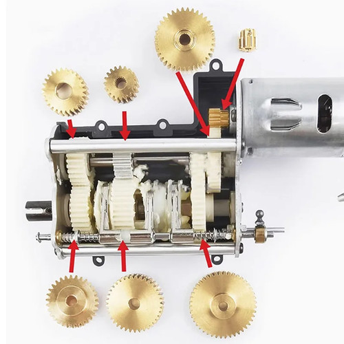 Truck brass gearbox upgrade - truck,