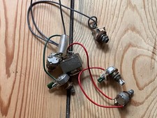 1990s Hohner Professional SE 35 Guitar Pots & Jack Socket Input Loom Korea