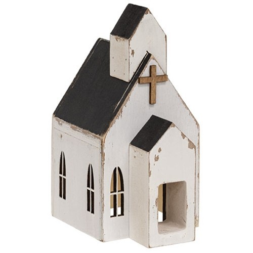 New primtive church candle - new,
