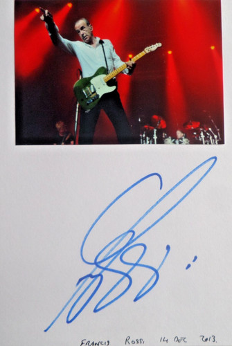 Francis rossi status - rossi,