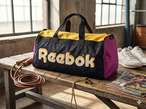 Vintage 90s reebok duffel bag - reebok,