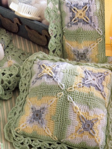 Pretty cot blanket cushion - blanket,