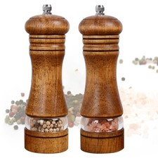 Set of 2 Oak Wooden Manual