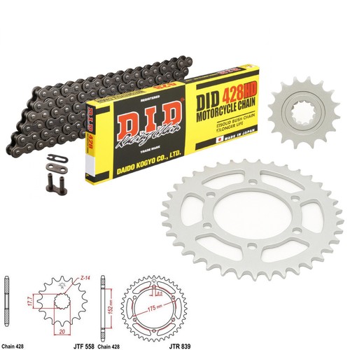 Dt125 chain and - chain,