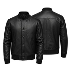 Black Varsity Letterman Jacket