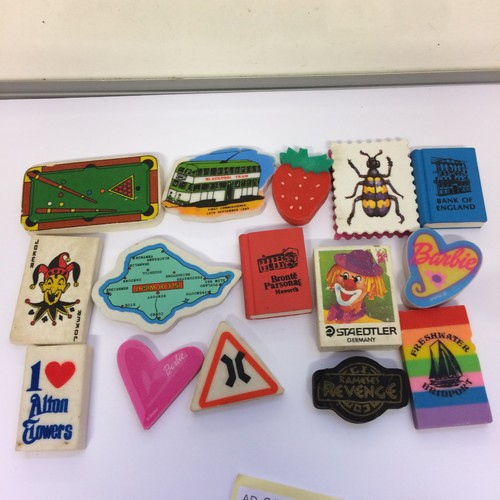 Vintage erasers joblot bundle - vintage,