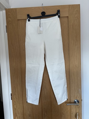 Ladies cream trousers with - xs,