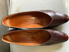 Vintage Shoes Ladies Heels Charles Jourdan Reddish Brown Leather UK 6 EU 39 US 8