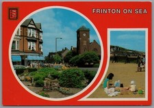 Views of Frinton on Sea Essex England Postcard Postmark 1994