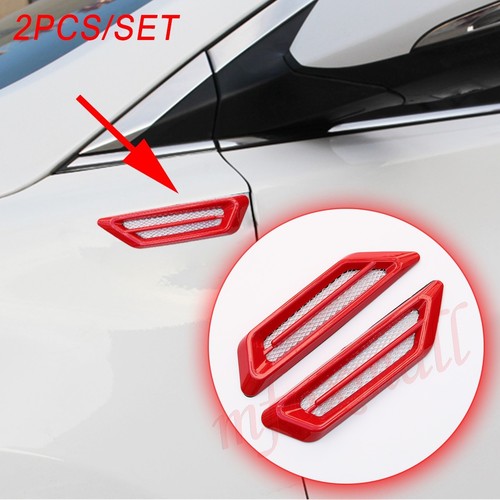 Red auto door body fender - red,