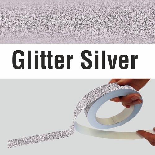 Glitter silver vinyl boat - silver,