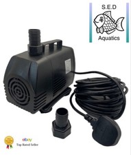Large Pond /  Sump Water Pump 6000 Litres p/h SUBMERSIBLE PUMP 10M Power Cable