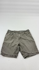 Prana Shorts Mens 36 Gray Organic Cotton Stretch Utility Hiking 9 Inseam Casual
