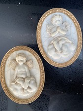 Hand Painted Wall Plaques Set