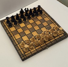 Wooden Hand Carved Chess Set