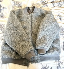H&M Boucle Oversize Bomber