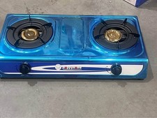 Portable Double Burner Gas Stove Camping lpg Cooker Barbecue Stove INDOOR /OUTDO