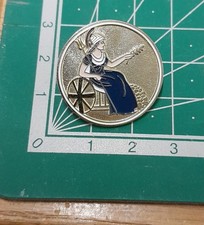 Britannia Metal Pin Badge British UK Great Britain