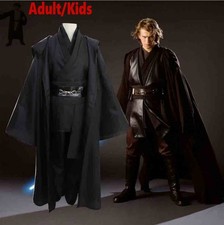 UK Star Wars Jedi Cosplay Costume Knight Anakin Skywalker Darth Vader Sith Adult