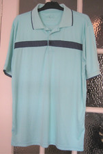 Men's Blue Polo Golf Top - Size L / 23.5-24ins pit to pit