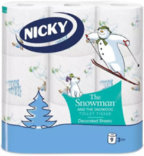 45 Roll Nicky Snowman Toilet Tissue  | Value Pack 3-Ply | FSC Certified Paper