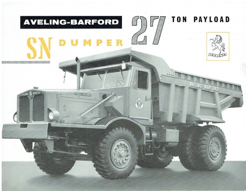 Aveling barford series - barford,