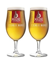2 X Madri Spanish Beer Half