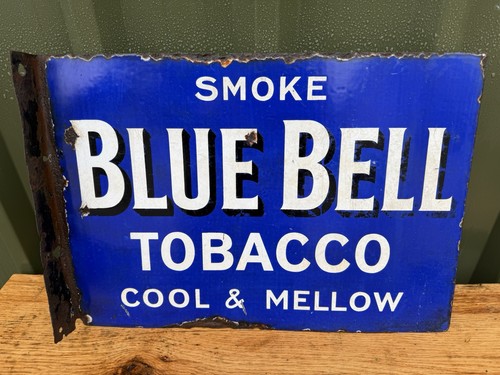 Double sided enamel - sided, sign