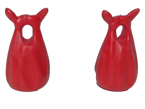 Playmobil red bags beggar - x2,